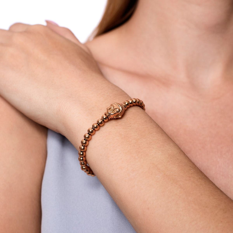 Dharma | 18k Rose Gold | Buddha Charm Bracelet