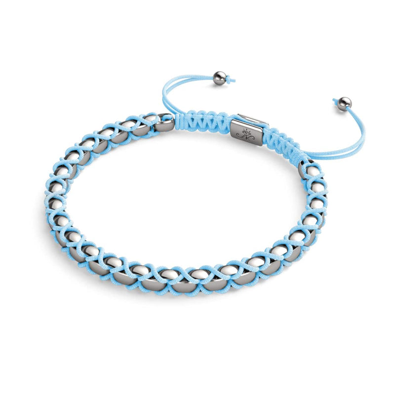 Sky Blue x Silver | Catena Links Bracelet