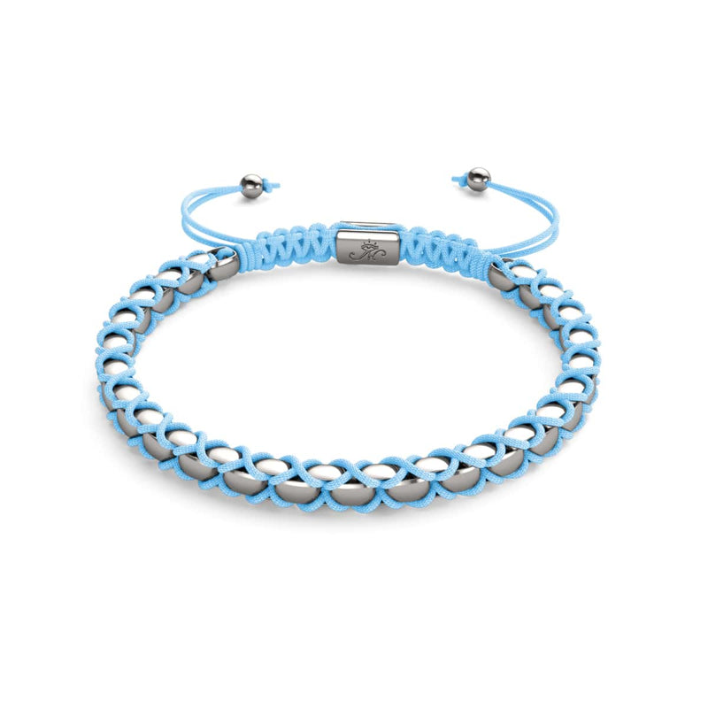 Sky Blue x Silver | Catena Links Bracelet