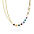 Rainbow Chakra | 7 Gemstone Chain Necklace | Gold