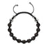 Black Sable | Silver | Cheshire Glass Charmballa Bracelet
