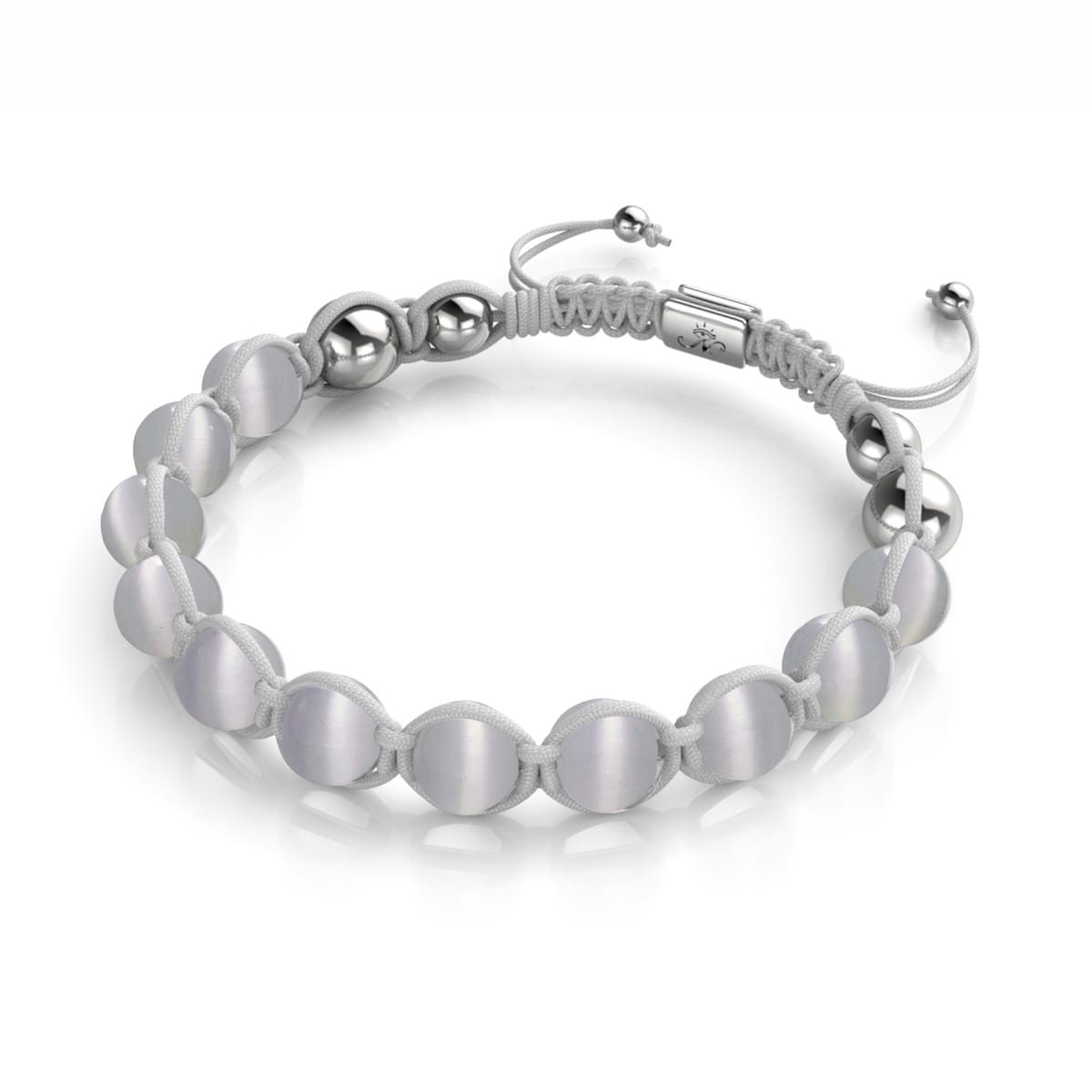 Nimbus | Silver | Cheshire Glass Charmballa Bracelet