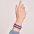 Purple | Silver | Cheshire Glass Charmballa Bracelet