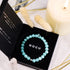 Teal | .925 Sterling Silver | Cheshire Glass Bracelet