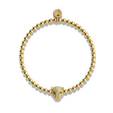 Fierce | 18k Gold | Crystal Cat Bracelet