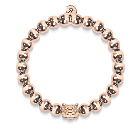 Leopard | 18k Rose Gold | Crystal Cat