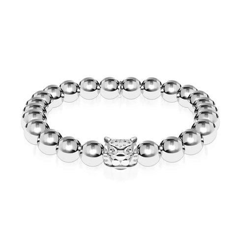 Leopard | Silver | Crystal Cat