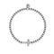 Blessed | Silver | Crystal Cross Charm Bracelet