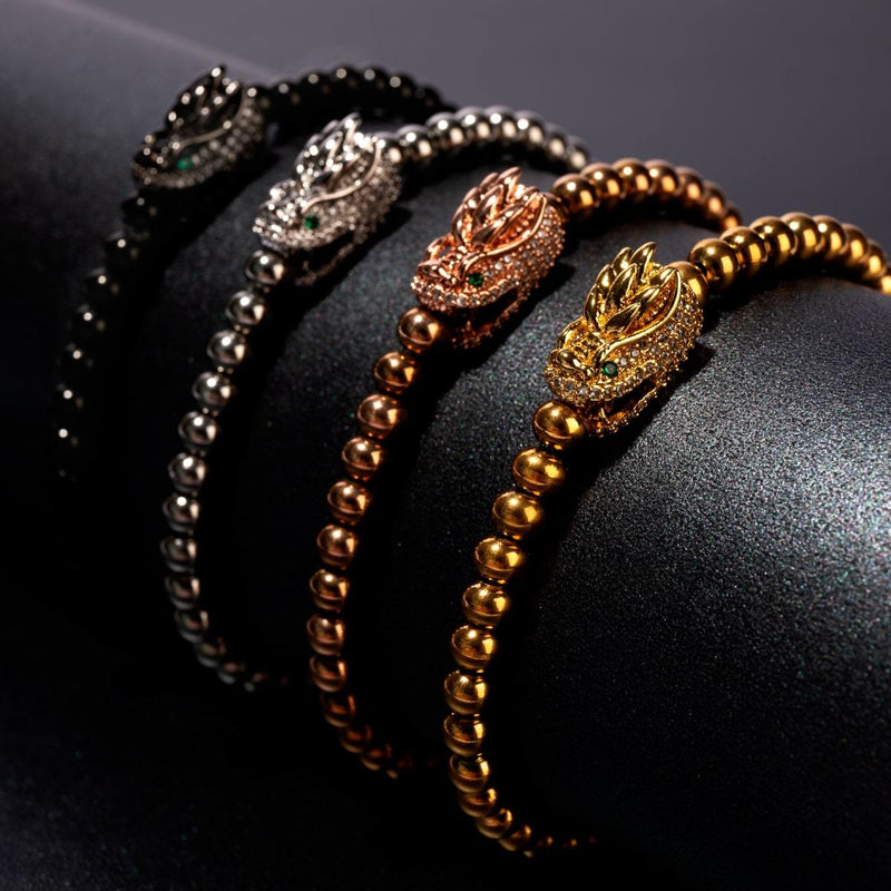 Dracarys | Gold | Crystal Dragon Charm Bracelet