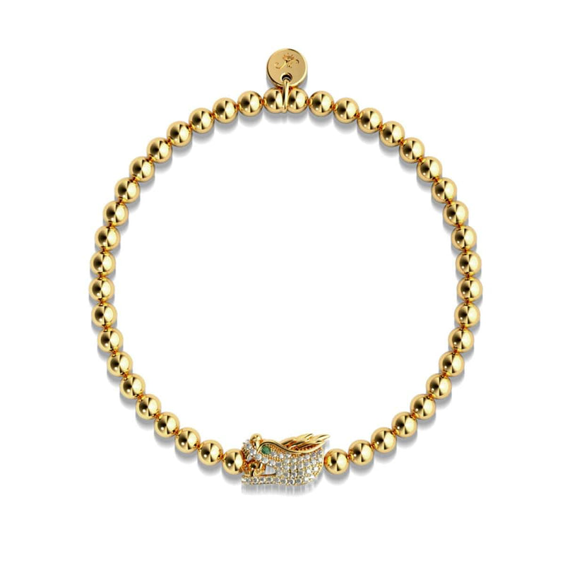 Dracarys | Gold | Crystal Dragon Charm Bracelet