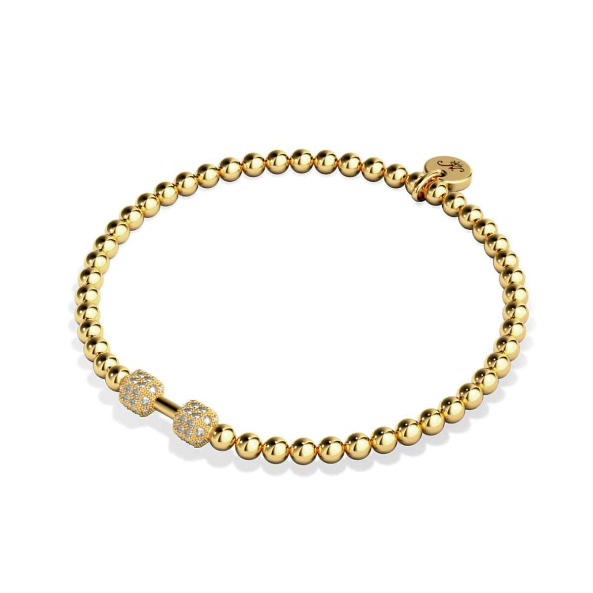 Pump | 18k Gold | Crystal Fitness Bracelet