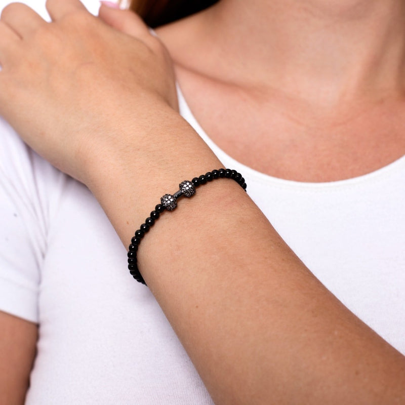 Pump | Gunmetal | Crystal Fitness Bracelet