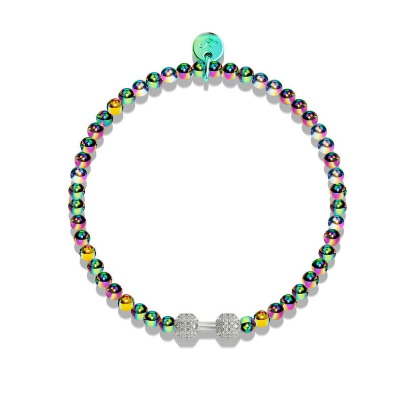 Pump | Unicorn Silver | Crystal Fitness Bracelet