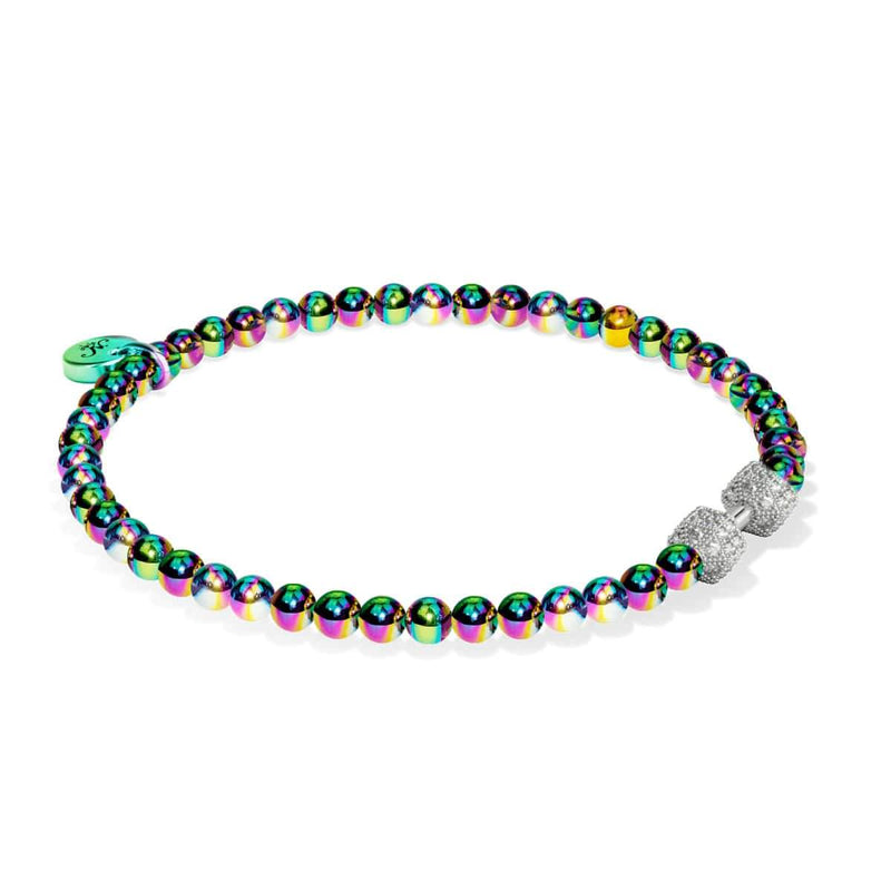 Pump | Unicorn Silver | Crystal Fitness Bracelet