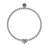 Flower Power | Silver | Crystal Charm Bracelet