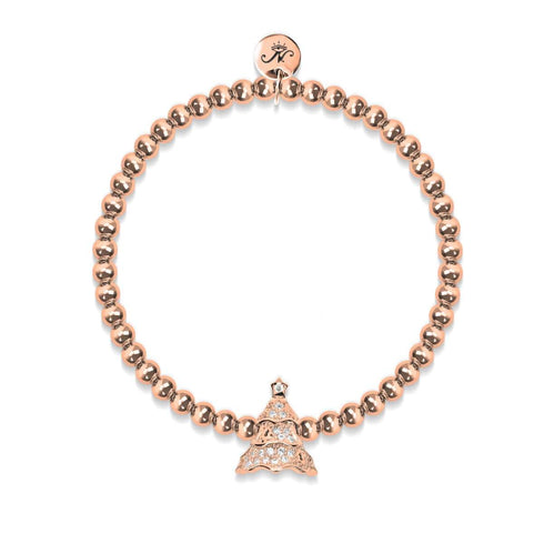 Evergreen | 18k Rose Gold | Crystal Holiday Tree