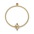 Queen | 18k Gold | Crystal Honeybee Charm Bracelet