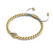 Kite | 18k Gold & Cream | Crystal Macrame Charmballa Bracelet