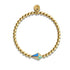 Kite | 18k Gold | Enamel | Crystal Charm Bracelet