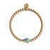 Kite | 18k Rose Gold | Enamel | Crystal Charm Bracelet