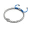 Kite | Silver & Blue | Crystal Macrame Charmballa Bracelet