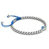 Kite | Silver & Blue | Enamel | Crystal Macrame Charmballa Bracelet