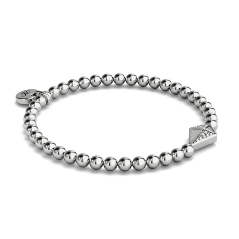 Kite | Silver | Crystal Charm Bracelet