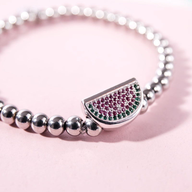 Juicy | Silver | Crystal Melon