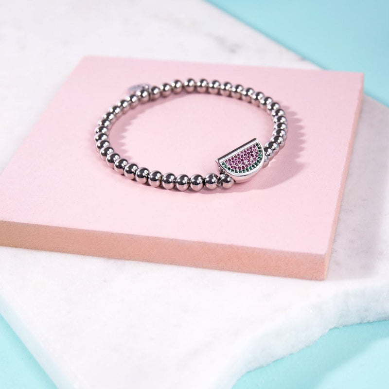 Juicy | Silver | Crystal Melon