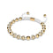 18k Gold | Crystal Pavé Kikiballa Bracelet | White