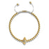 Isla | 18k Gold | Crystal Conch Shell Macrame Charmballa Bracelet