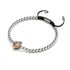 Isla | 18k Rose Gold & Silver | Crystal Conch Shell Macrame Charmballa Bracelet