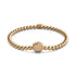 Playa | 18k Rose Gold | Crystal Sea Shell Charm Bracelet