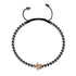 Tortuga | 18k Rose Gold & Gunmetal | Black | Crystal Sea Turtle | Macrame Charmballa Bracelet