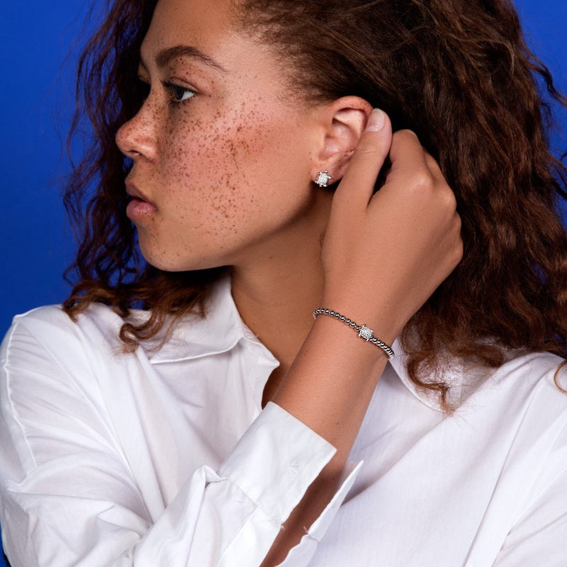 Tortuga | Silver | Crystal Sea Turtle Bracelet