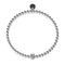Goal | Silver | Crystal Soccer Ball Charm Bracelet