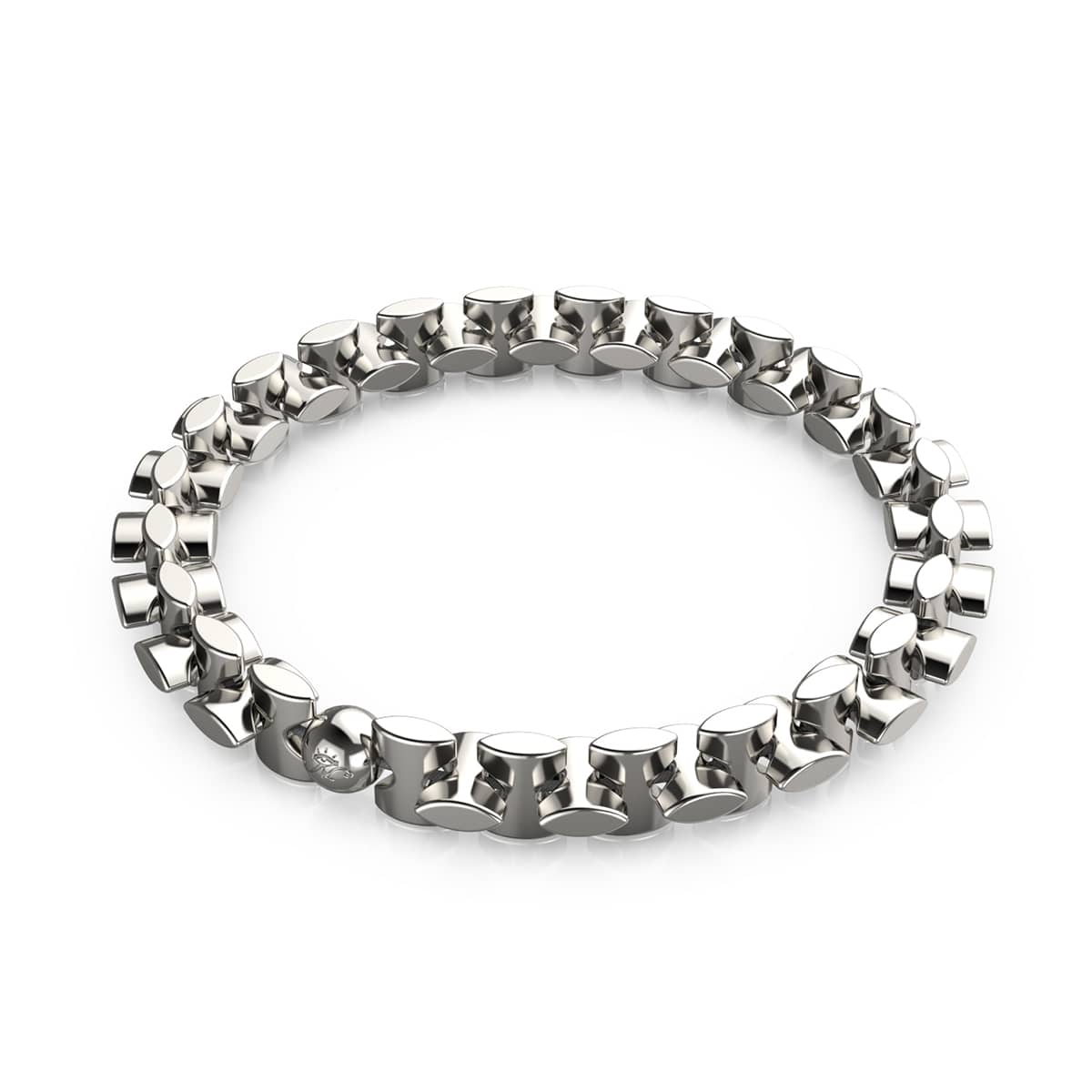Classic Chrome | Monroe Links | Hourglass Bracelet