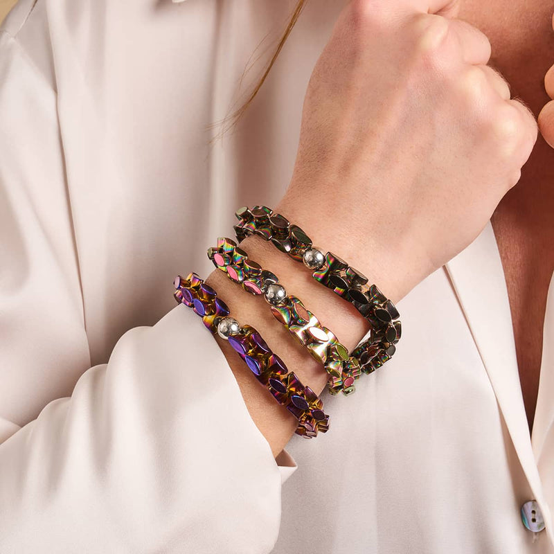 Purple Sunset | Monroe Links | Hourglass Bracelet