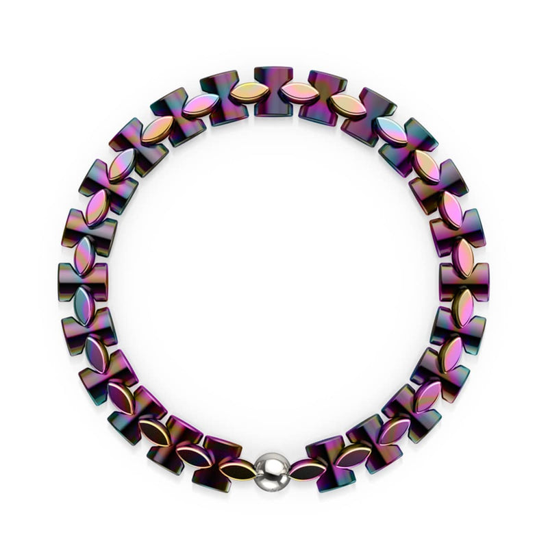 Unicorn Silver | Monroe Links | Hourglass Bracelet