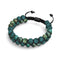 Teal Oceanic Jasper | Gunmetal | Lava Rock Diffuser Bracelet