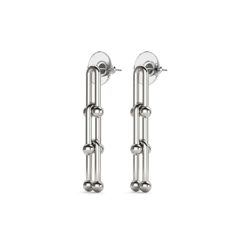 The Juno | Pellet Chain Earrings