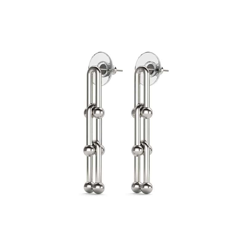 The Juno | Pellet Chain Earrings