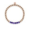 Admiration | 18k Rose Gold | Amethyst | Gemstone Expression Bracelet