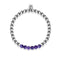 Admiration | Silver | Amethyst | Gemstone Expression Bracelet