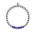 Admiration | Silver | Amethyst | Gemstone Expression Bracelet