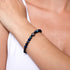 Atlantis | Gunmetal | Crystal Sea Gemstone Bracelet