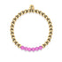 Blissful | 18k Gold | Purple Turquoise | Gemstone Expression Bracelet