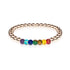 Chakra | 18k Rose Gold | Gemstone Expression Bracelet
