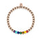 Chakra | 18k Rose Gold | Gemstone Expression Bracelet