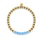 Coy | 18k Gold | Aquamarine | Gemstone Expression Bracelet